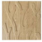 Art3d 3D Textured Wall Panel, Trunk in Maple, 12-Tile 19.7 x 19.7in. MEGA