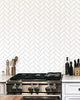 Art3d Herringbone Peel and Stick Backsplash Tiles (10 Tiles, Thicker Version)