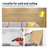 Art3d PVC Wave Panels for Interior Wall Decor, Wood Brown Textured 3D Wall Tiles，19.7