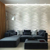 Art3d Decorative PVC 3D Wall Panels, 32 Square Feet, Wave 2