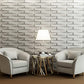 Art3d Decorative 3D PVC Wall Panel for Interior Décor, 12-Pack 19.7 x 19.7 in. White MEGA
