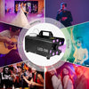 Upgraded Fog Machine Smoke Machine with 13 Colorful 8 Led Lights, 500W and 2000CFM Fog with Wired Wireless Remote Controls, Perfect for Indoor Outdoor Wedding, Halloween, Party and Stage Effect