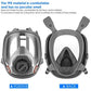 HAOX Reusable Gas Mask with Filter, Full Face Respirаtor Organic Vapor Cover Mask, Dustproof Face Cover for Paint Spray, Chemical Work Protection-B088JZTTD4 ebuystt