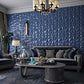 Art3d 3D Paneling Textured 3D Wall Design, Blue Diamond, 19.7" x 19.7" (12 Pack) (Matt Blue) MEGA