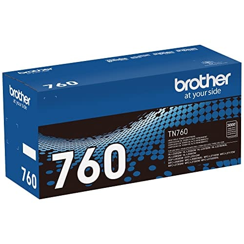 Brother Genuine Cartridge TN760 High Yield Black Toner ebuystt