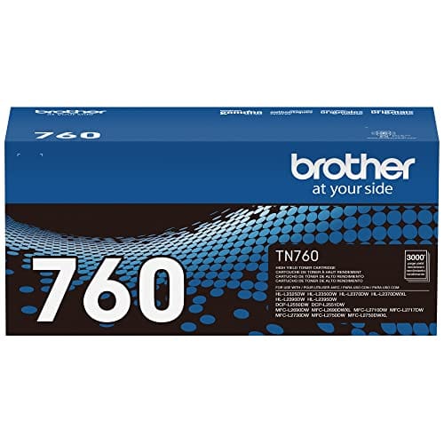 Brother Genuine Cartridge TN760 High Yield Black Toner ebuystt