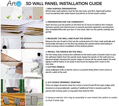 Art3d PVC 3D Diamond Wall Panel Jagged Matching-Matt Silver, for Residential and Commercial Interior Decor MEGA
