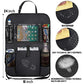 Backseat Car Organizer Kick Mats, KNGUVTH Car Seat Back Protectors with Clear 10" Tablet Holder + 5 Storage Pockets Back seat Organizer for Kids Toy Bottle Drink Vehicles Travel Accessories (2 Pack) ebuystt