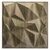 Art3d Textures 3D Wall Panels Wood Diamond Design for Interior Wall Decor Pack of 12 Tiles 32 Sq Ft (PVC)