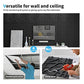 Art3d PVC Decorative Textures Black 3D Wall Panels for Interior Wall Décor, Black Wall Decor,Pack of 12 Tiles 32 Sq Ft MEGA