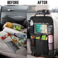 Backseat Car Organizer Kick Mats, KNGUVTH Car Seat Back Protectors with Clear 10" Tablet Holder + 5 Storage Pockets Back seat Organizer for Kids Toy Bottle Drink Vehicles Travel Accessories (2 Pack) ebuystt