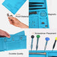 CPB Silicone Repair Mat Heat Resistant Work Mat with Scale Rule and Screw Position for soldering Iron, Electronics, Computer, Cellphone - Blue - S130 / S160 / S180 ebuystt