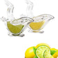 French Lemon Lime Squeezer Juicing has never been so convenient with this adorable crystal clear handheld lemon citrus juicer-FLLS Hannah's Variety Store