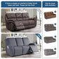 TAOCOCO Recliner Sofa Slipcover, 3 Pieces Polyester Fabric Stretch Sofa Covers for 3 Seat Reclining Couch, Soft Washable Furniture Protector with Pockets (3 Seat, Light Gray) ebuys