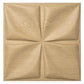 Art3d Wood Brown 3D Wall Panel PVC Flower Design Cover 32 Sqft, for Interior Wall Decor in Living Room,Bedroom,Lobby,Office,Shopping Mall MEGA