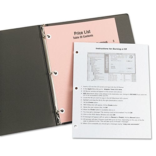 Avery Hole Reinforcements, White, 1000/Pack, PK - AVE05720 : Paper Reinforcements : Office Products ebuystt
