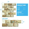 Art3d 10-Sheet Peel and Stick Subway Backsplash, 12 in. x 12in. Stone Design