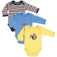 Hudson Baby Unisex Cotton Bodysuits, Girl Baby Bear Long-Sleeve 5-Pack, 0-3 Months (3M): Clothing ebuystt