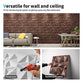 Art3d Textures 3D Wall Panels Antique Copper Diamond Design for Interior Wall Decor Pack of 12 Tiles 32 Sq Ft (PVC) MEGA