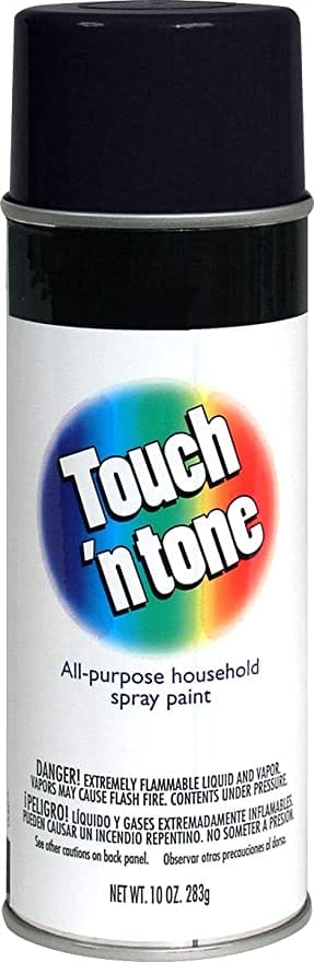 Touch N Tone Spray Paint, General Purpose, Oil Formula, Interior and Exterior Use, 20 Minutes Dry Time. Ideal for Plastic Metal, Wood, Ceramic, Concrete, Paper and More MEGALUXE