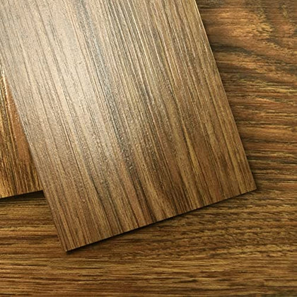 Art3d 36-Pack 54 Sq.ft Peel and Stick Floor Tiles Vinyl Plank Flooring Wood Look, Adhesive and Waterproof Tile Sticker for Bedroom, Living Room, Kitchen, RV in Ashtree