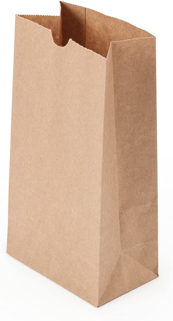Brown Paper Lunch Bags, Paper Grocery Bags, Durable Kraft Paper Bags 10lb 100 Pack-  These multipurpose bags can hold canned foods, sandwiches and just about anything - 43100001004 Pie's Variety Store
