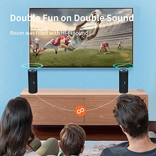 HEYSONG Portable Bluetooth Speaker, Wireless Outdoor Speakers, IPX7 Waterproof, 40H Playtime, TF Card, Loud Stereo Sound for Beach, Boat, Pool, Camping, Bike, Shower, Gifts for Men EBUYSTT