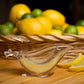 French Lemon Lime Squeezer Juicing has never been so convenient with this adorable crystal clear handheld lemon citrus juicer-FLLS Hannah's Variety Store
