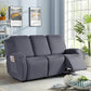 TAOCOCO Recliner Sofa Slipcover, 3 Pieces Polyester Fabric Stretch Sofa Covers for 3 Seat Reclining Couch, Soft Washable Furniture Protector with Pockets (3 Seat, Light Gray) ebuys