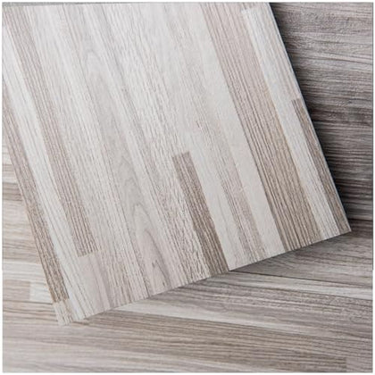 Art3d Peel and Stick Floor Tile Vinyl Wood Plank 36-Pack 54 Sq.Ft, Dusty Grey, Rigid Surface Hard Core Easy DIY Self-Adhesive Flooring