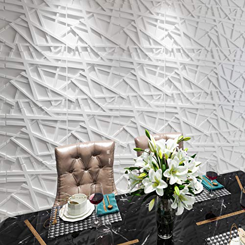 Art3d A10045 3D Wall Panels, White MEGA