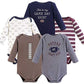 Hudson Baby Unisex Cotton Bodysuits, Girl Baby Bear Long-Sleeve 5-Pack, 0-3 Months (3M): Clothing ebuystt