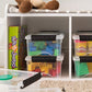 IRIS USA TB Clear Stack & Pull Storage Box, 5 Qt, 10 Count ebuystt
