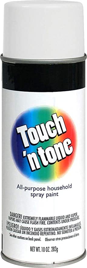 Touch N Tone Spray Paint, General Purpose, Oil Formula, Interior and Exterior Use, 20 Minutes Dry Time. Ideal for Plastic Metal, Wood, Ceramic, Concrete, Paper and More MEGALUXE