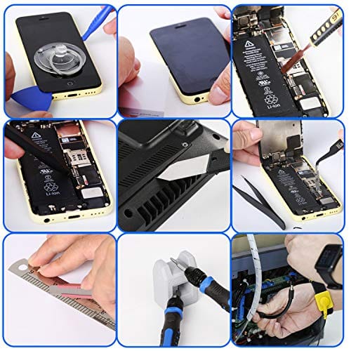 Computer Repair Kit - 136 in 1 Electronics Repair Tool Kit Professional Precision Screwdriver Set Magnetic Drive Kit with Portable Bag ebuystt