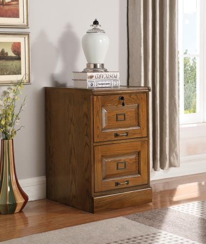 Rudd 2-Drawer File Cabinet Warm Honey -5317N COSMEGA