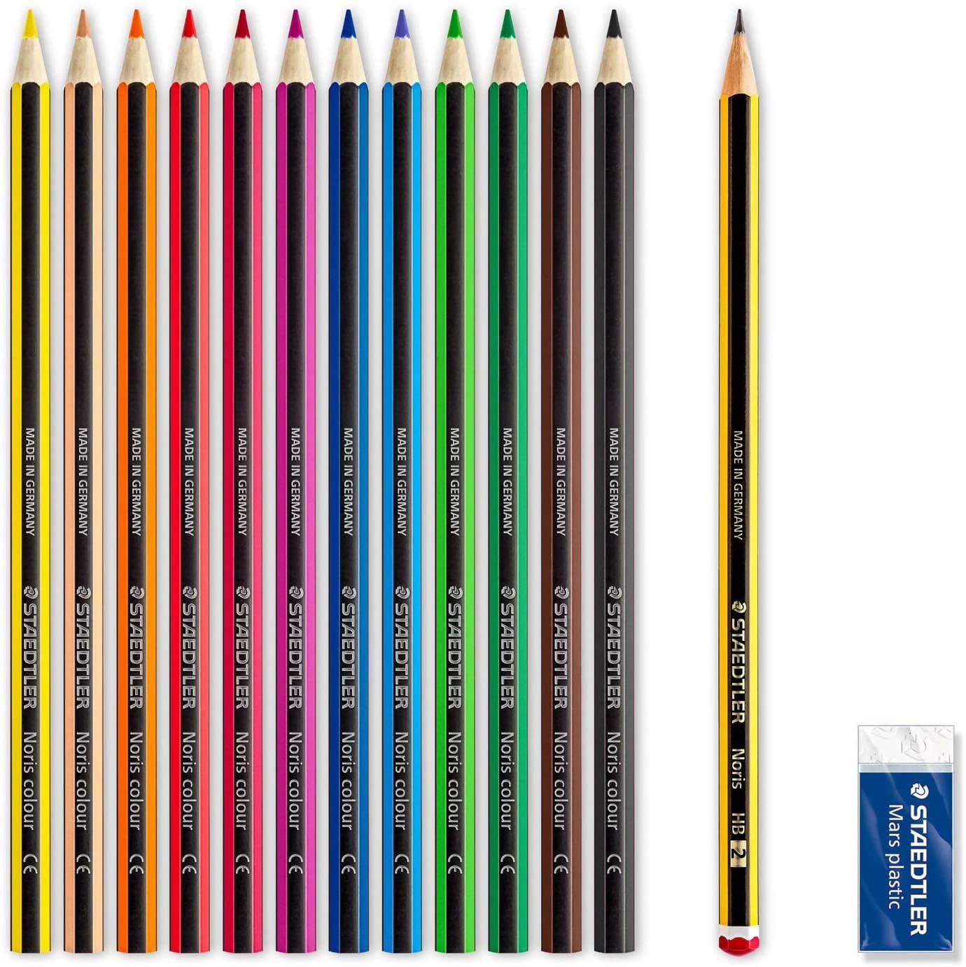 Staedtler Noris Colour 185 Coloured Pencils with a bonus Graphite Penc – ebuystt