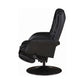 Upholstered Swivel Recliner Black SKU: 600229 coastmega