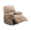 Upholstered Recliner Tan SKU: 600264