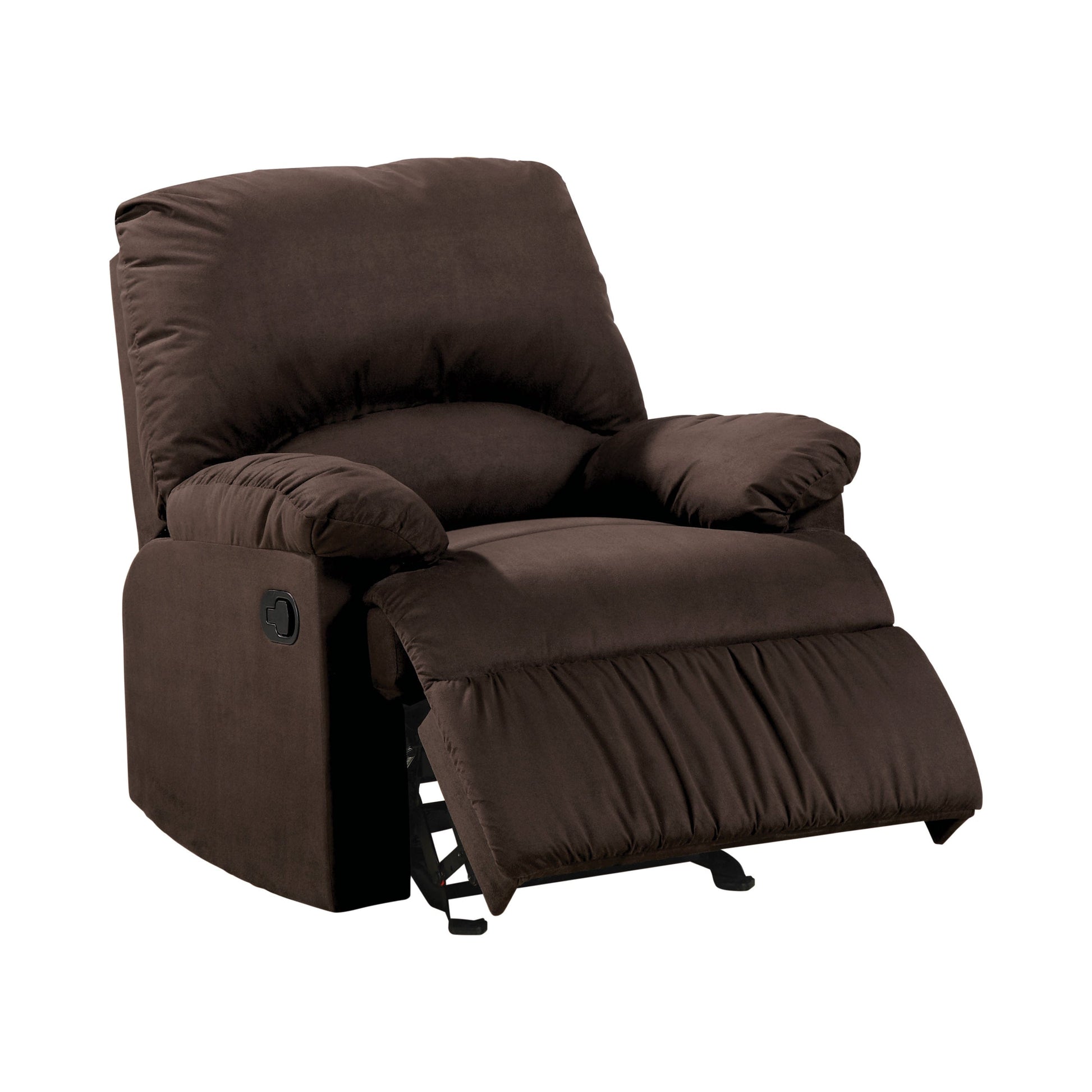 Upholstered Glider Recliner Chocolate SKU: 600266G coastmega