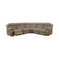 Higgins Four-Piece Upholstered Power Sectional Tan Collection: Higgins SKU: 600380 coastmega