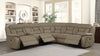 Higgins Four-Piece Upholstered Power Sectional Tan Collection: Higgins SKU: 600380