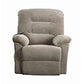 Upholstered Power Lift Recliner Beige SKU: 600399 coastmega