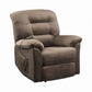 Upholstered Power Lift Recliner Brown Sugar SKU: 601025 coastmega