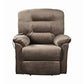 Upholstered Power Lift Recliner Brown Sugar SKU: 601025 coastmega