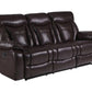 Zimmerman Upholstered Tufted Living Room Set Dark Brown SKU: 601711-S2 coastmega