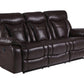 Zimmerman Upholstered Tufted Living Room Set Dark Brown SKU: 601711-S2 coastmega