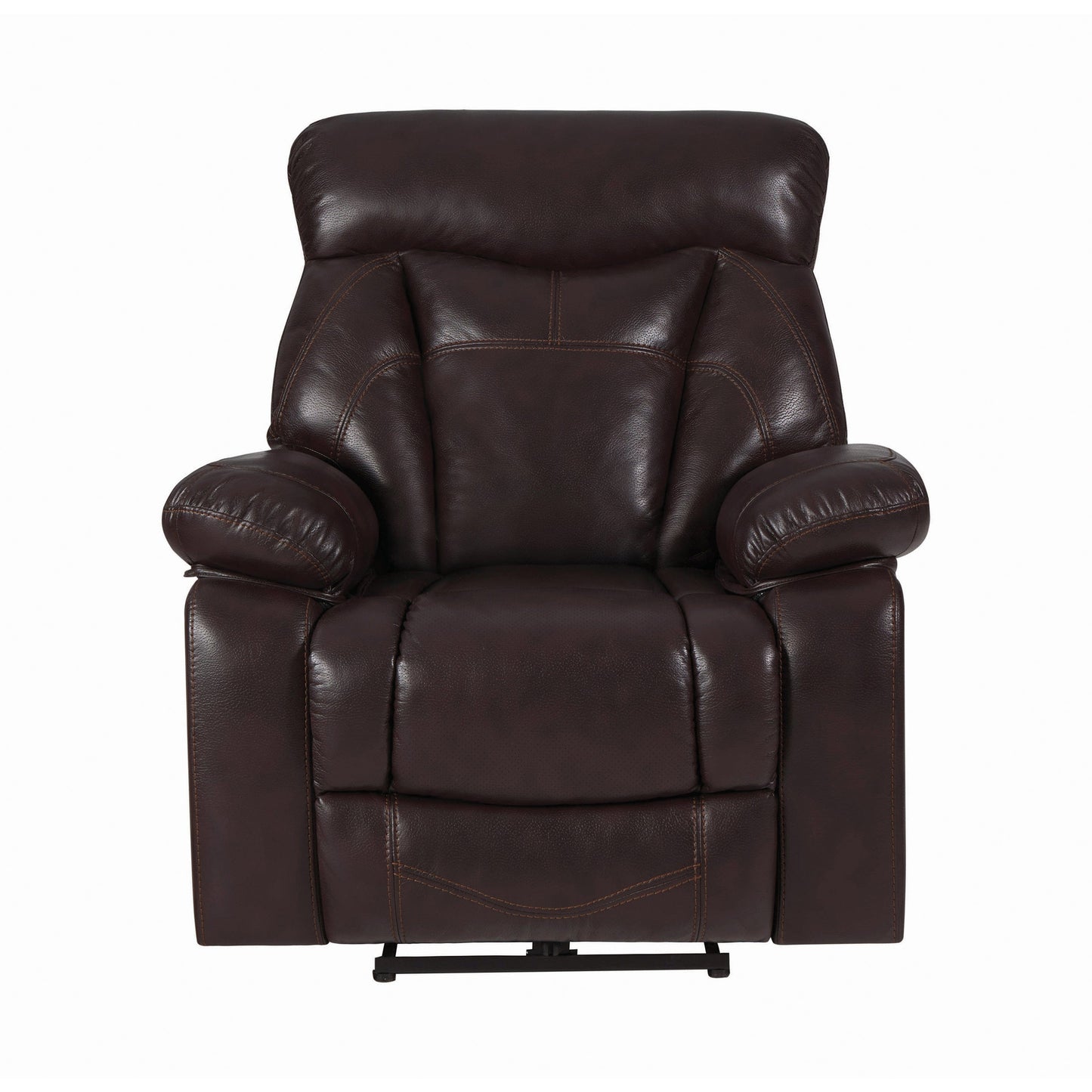Zimmerman Pillow Top Arm Glider Recliner Dark Brown Collection: Zimmerman SKU: 601713 coastmega