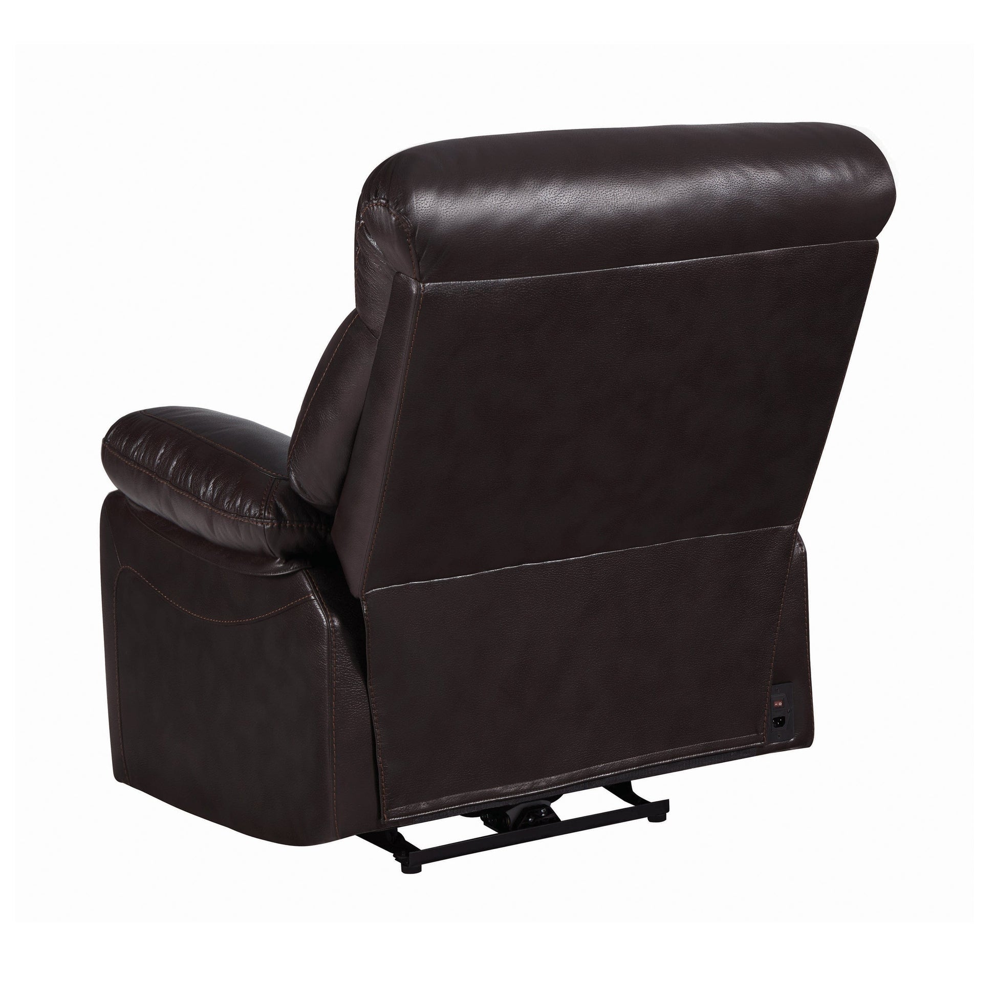 Zimmerman Pillow Top Arm Glider Recliner Dark Brown Collection: Zimmerman SKU: 601713 coastmega