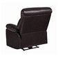 Zimmerman Pillow Top Arm Glider Recliner Dark Brown Collection: Zimmerman SKU: 601713 coastmega